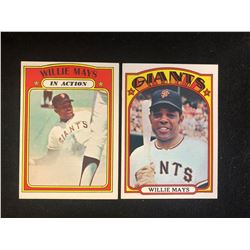 WILLIE MAYS BASEBALL CARD LOT