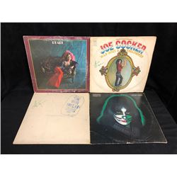 VINYL RECORDS LOT (KISS, JOE COCKER...)