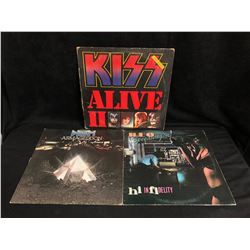 VINYL RECORDS LOT (KISS, PRISM, REO SPEEDWAGON)