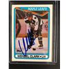 Image 1 : WENDEL CLARK SIGNED VINTAGE TOPPS HOCKEY CARD