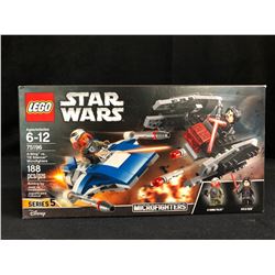 LEGO Star Wars A-Wing vs. TIE Silencer Microfighters 75196