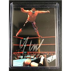 HAWK SIGNED WRESTLING CARD