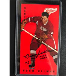 RED ULLMAN SIGNED TALL BOY HOCKEY CARD