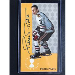 PIERRE PILOTE SIGNED TALL BOY HOCKEY CARD