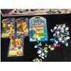 Image 2 : MISCELLANEOUS TOY LOT (SMURFS/  ROCKY & BULLWINKLE...)