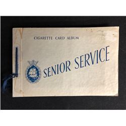 VINTAGE SENIOR SERVICE CIGARETTE CARD ALBUM