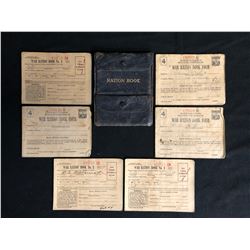 VINTAGE WAR RATION BOOK No. 3 COUPONS LOT