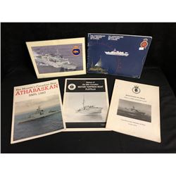 VINTAGE NAVAL SHIPS BOOK LOT