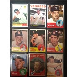1950-60's BASEBALL CARD LOT