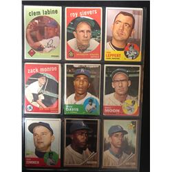 1950-60's BASEBALL CARD LOT