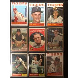 VINTAGE BASEBALL CARD LOT