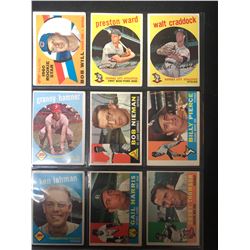 VINTAGE BASEBALL CARD LOT