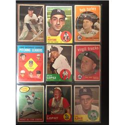 VINTAGE BASEBALL CARD LOT