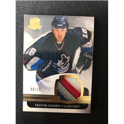 2011-12 UPPER DECK #86 TREVOR LINDEN GAME USED MEMORABILIA HOCKEY CARD