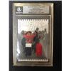 Image 1 : 2003-04 BAP ULTIMATE MEMORABILA 4TH EDITION GAME USED JERSEY/ EMBLEM JAROME IGINLA 3/10 (BECKETT)