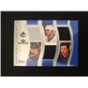 Image 1 : 2003 UPPER DECK #LL4 LETHAL LINEUPS JERSEY CARD (NASLUND, BERTUZZI, LINDEN) 4/50