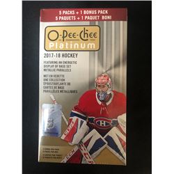 2017-18 O-PEE-CHEE PLATINUM HOCKEY BLASTER BOX