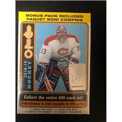 2018-19 O-PEE-CHEE HOCKEY BLASTER BOX