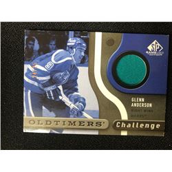 2006 UPPER DECK OLDTIMER'S CHALLENGE GLENN ANDERSON JERSEY CARD
