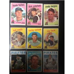 VINTAGE BASEBALL CARD LOT