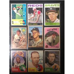 VINTAGE BASEBALL CARD LOT