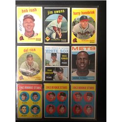 VINTAGE BASEBALL CARD LOT