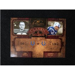 2004 DONRUSS CLASSIC COMBOS SHULA/ UNITAS (212-750)