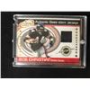 Image 1 : 2001 PRISM ATOMIC BOB CHRISTIAN AUTHENTIC GAME WORN PATCH FOOTBALL CARD