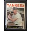 Image 1 : 1964 TOPPS #50 MICKEY MANTLE