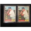 Image 1 : 1961 Topps #35 Ron Santo RC X 2