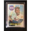 Image 1 : 1969 TOPPS #100 HANK AARON