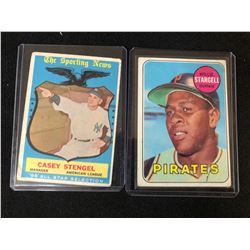 VINTAGE BASEBALL CARD LOT (STENGEL/ STARGELL)