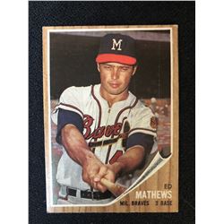 1962 Topps #30 Ed Mathews