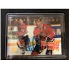 Image 1 : CHRIS CHELIOS SIGNED 1996 PINNACLE GAME WINNERS HOCKEY CARD