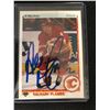 Image 1 : AL MacINNIS SIGNED 1990-91 UPPER DECK HOCKEY CARD