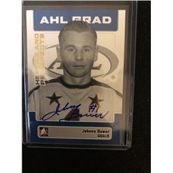 JOHNNY BOWER SIGNED ITG HEROES AND PROSPECTS HOCKEY CARD