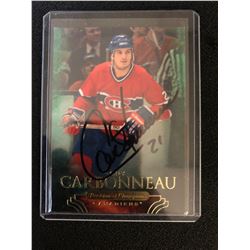 GUY CARBONNEAU SIGNED PARKHURST CHAMPIONS HOCKEY CARD