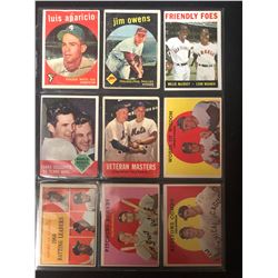VINTAGE BASEBALL CARD LOT