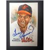 Image 1 : FRANK ROBINSON SIGNED VINTAGE BASEBALL CARD