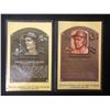 Image 1 : 1983 BASEBALL HALL OF FAME PLAQUE CARD LOT