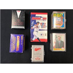 VARIOUS TRADING CARDS LOT (BASEBALL, DESERT STORM...)