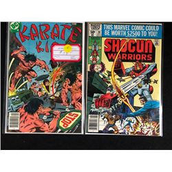 VINTAGE COMIC BOOK LOT (KARATE KID/ SHOGUN WARRIORS)