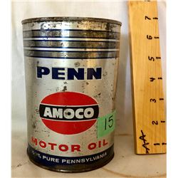 AMOCO PENN MOTOR OIL TIN