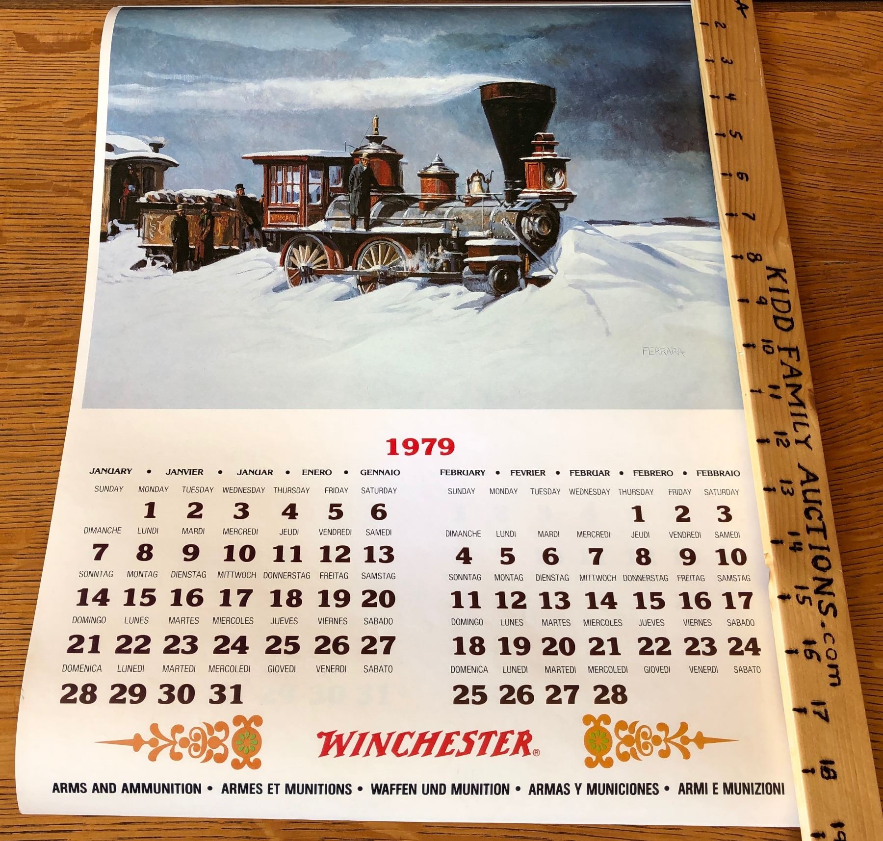 1979 WINCHESTER CALENDAR