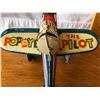 Image 2 : 1940 KING FEATURE SYNDICATE POPEYE TIN WINDUP AIRPLANE
