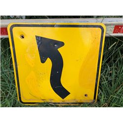 ROAD SIGN - S CURVE ARROW