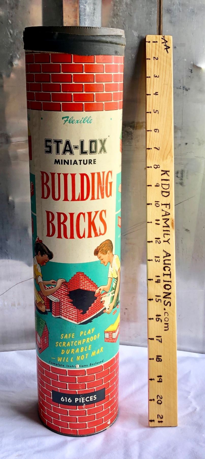 VINTAGE TOY - STA-LOX BUILDING BRICKS
