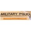 Image 1 : MILITARY POLICE ROAD SIGN