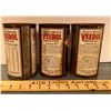 Image 2 : GR OF 3, VEEDOL OIL TINS - 1 QT SIZE