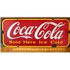 Image 1 : 1941 COCA-COLA SS PORCELAIN SIGN